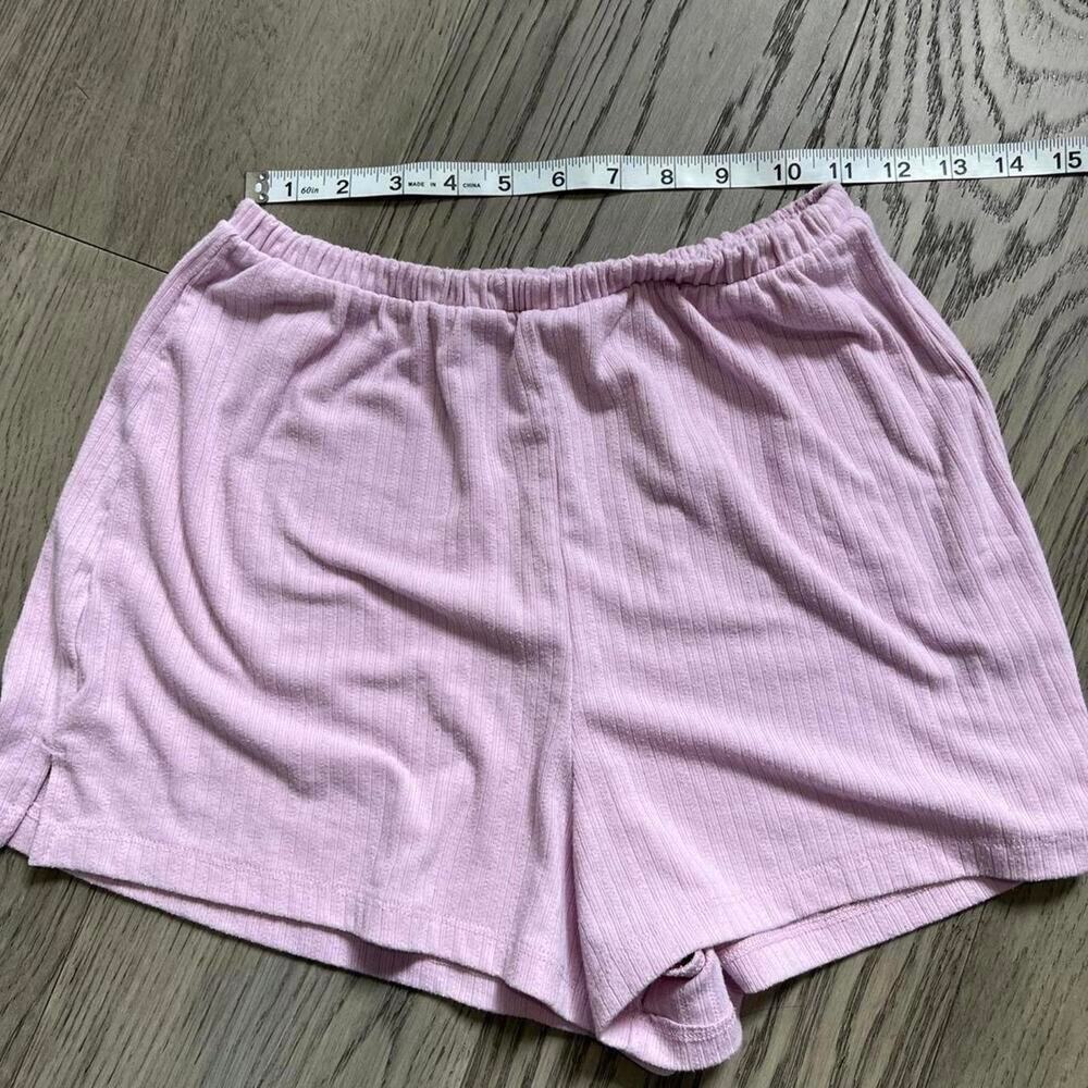 Abercrombie & Fitch Women's Pinkish Purple Pajama Shorts - Picture 4 of 5